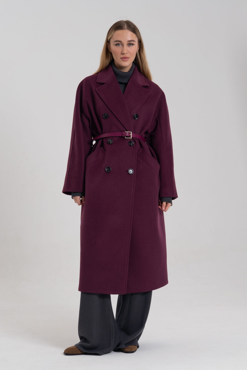 Пальто Imperial с поясом