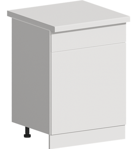 Кухня Модуль ШН1Я 601М Графит / Белый Софт