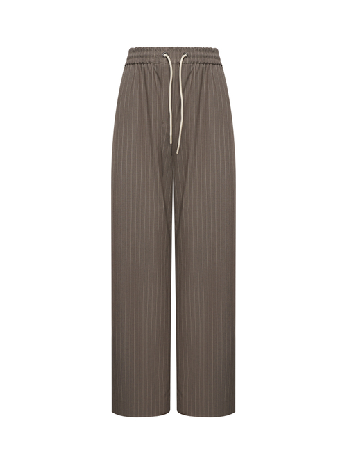 Брюки расслабленные в полоску