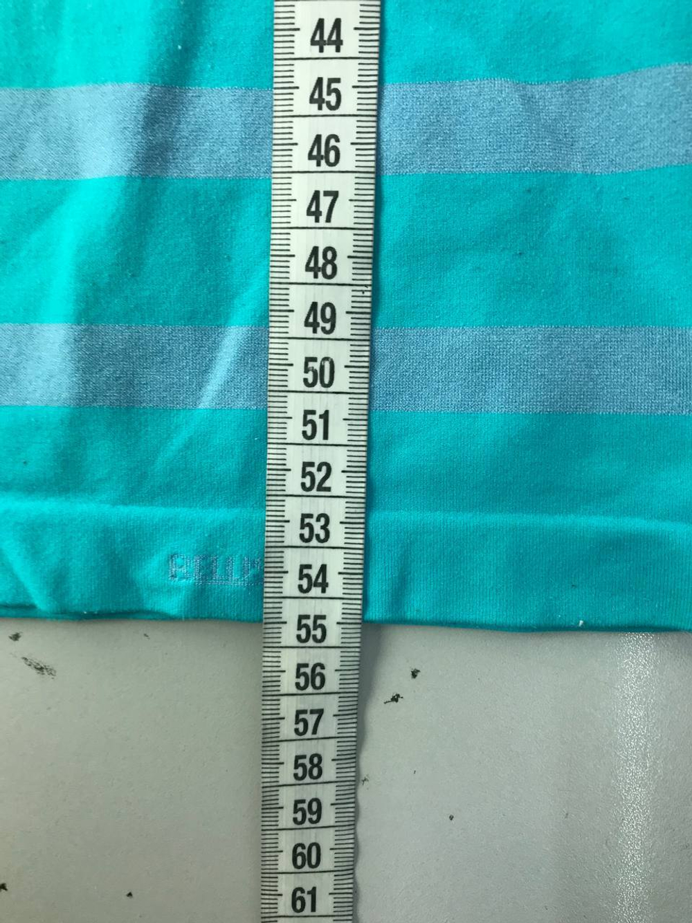 Майка в полоску голубая 44 размер