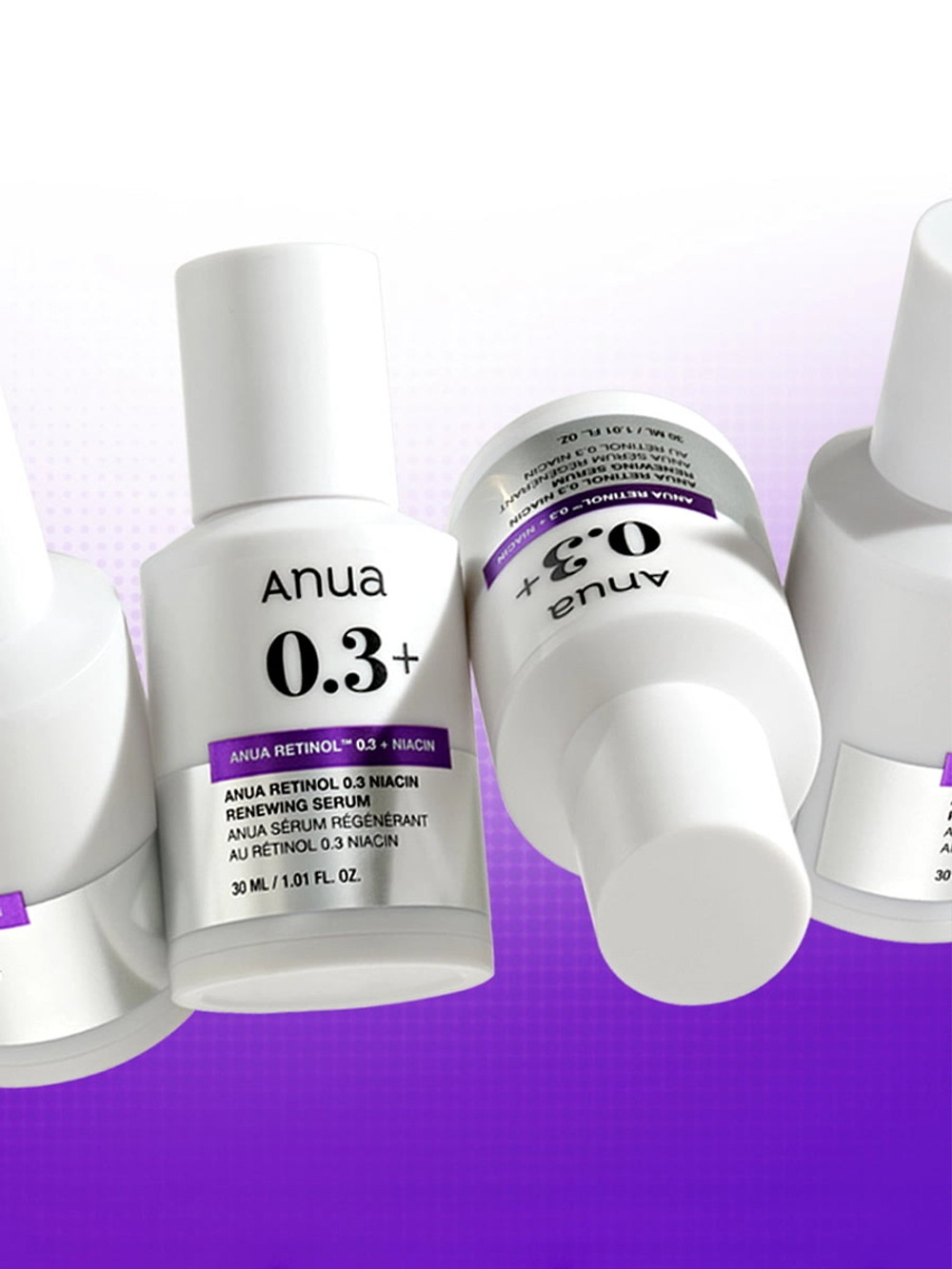 Anua Обновляющая сыворотка с ретинолом и ниацинамидом Nano Retinol 0,3% + Niacin Renewing Serum 30 мл