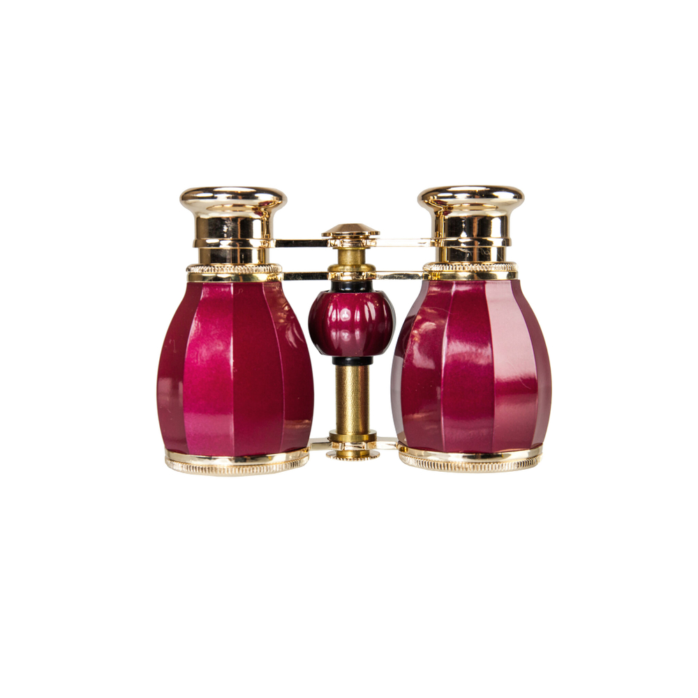 Бинокль БГЦ 4*30 А01 (вишня/золото с фокусировкой)