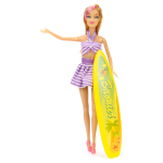 Кукла тип Модель с аксесс., меняет цвет тела под лампой, в/к 22*6*33 см.