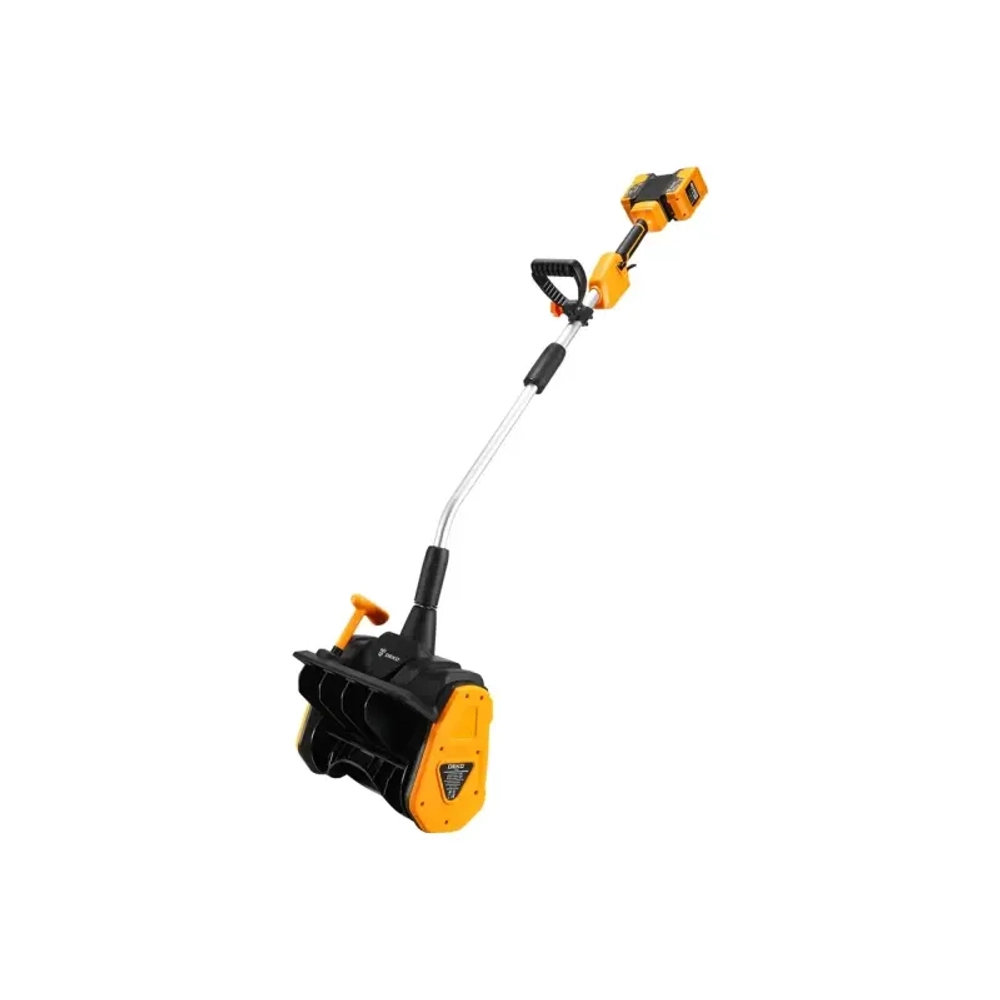 DEKO ST40V 40В снегоуборщик аккумуляторный (2 x 4 Ач, 2 ЗУ) ковш 35 см, выброс 6 м 063-4442