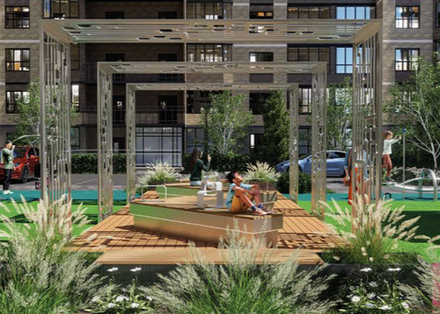 Парклета с Led подсветкой