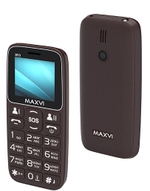 Сотовый телефон Maxvi B110 Brown