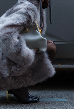 Двухстороняя дубленка Тоскано "Серый жемчуг"