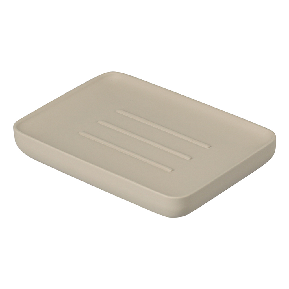 Мыльница Slim, светло-серая