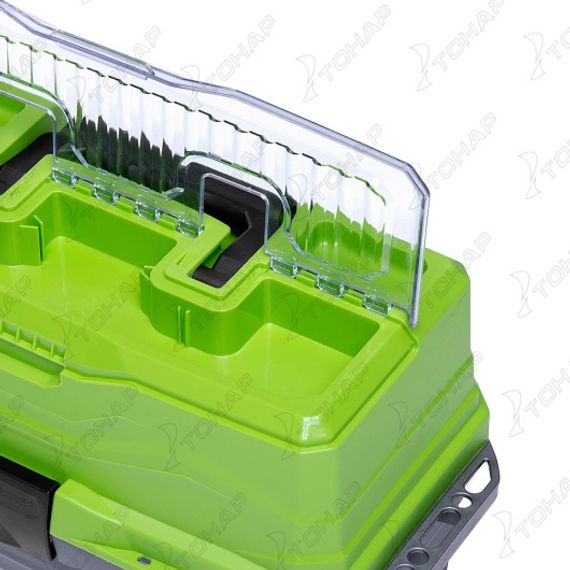 Ящик для снастей NISUS Tackle Box трехполочный зеленый (N-TB-3-G)