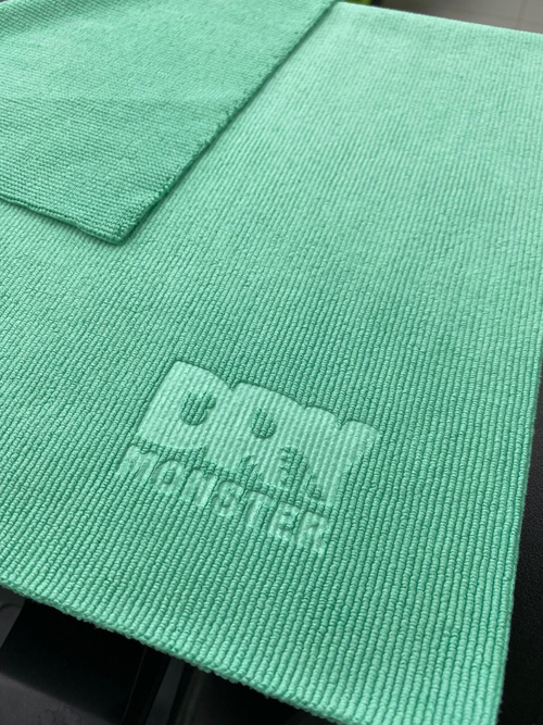 DRY MONSTER Velvet Ультро короткая петля размер 40х40 см, плотность 360гр., цвет зеленый