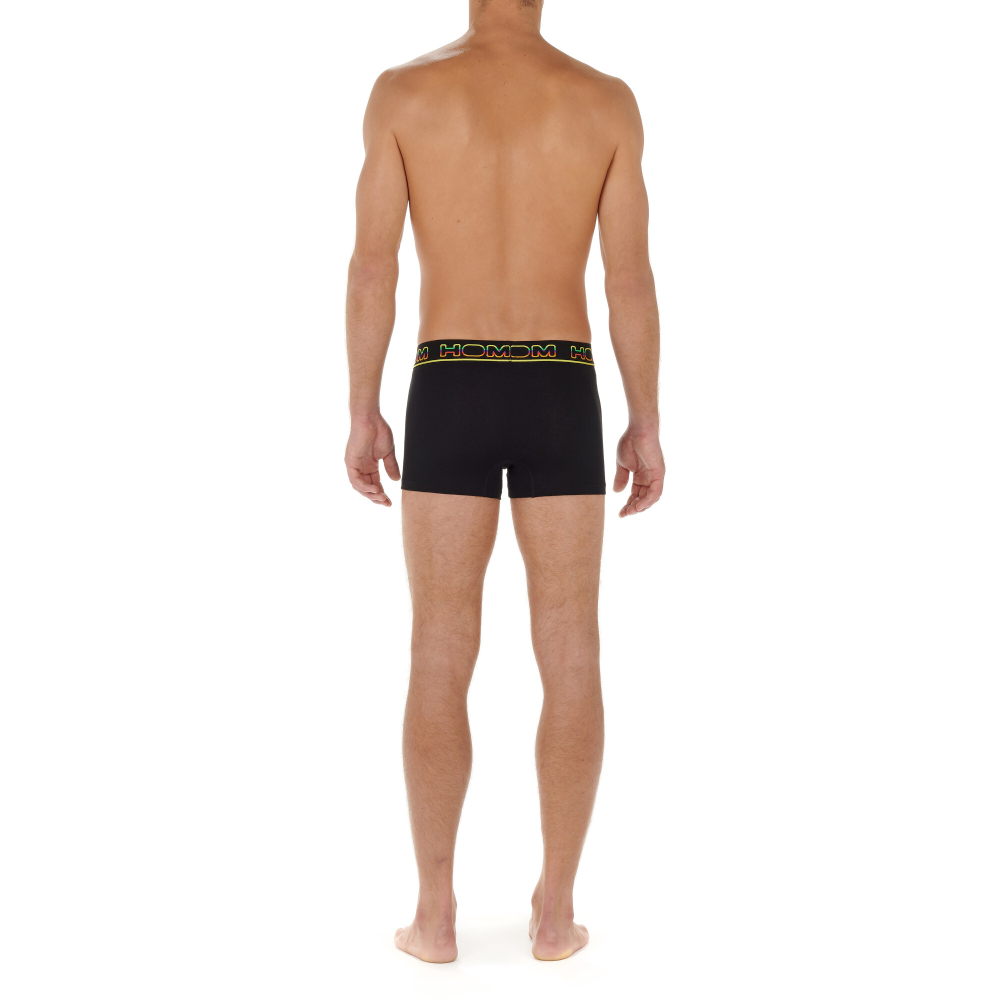 Мужские трусы боксеры набор из 2-х штук (черные, красные) HOM IVANO #2 Boxer Briefs 2p 402664_40D006