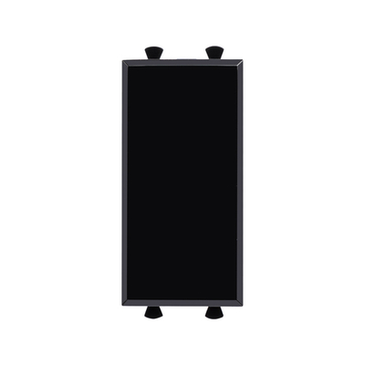 Заглушка модульная, "Avanti", "Черный квадрат", 1 модуль