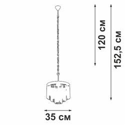Подвесная люстра Vitaluce V53570 V53570-8/7
