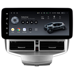 Магнитола для Ford Fiesta MK6 2012-2018 (голубой БК) - Teyes LUX ONE ROUND монитор 12.3" 2K QLED на Android 10, CarPlay, 4G SIM-слот