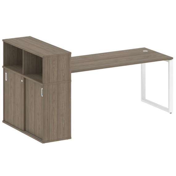 Метал Систем Стол письменный с шкафом-купе на О-образном м/к БО.РС-СШК-3.5 Т