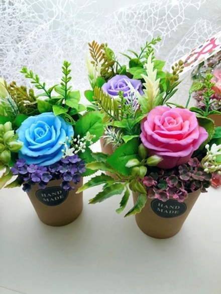 Мини-букет «Роза крафт»