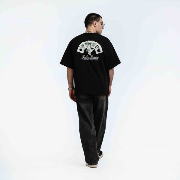 Футболка Palm Reader черная - фото 4