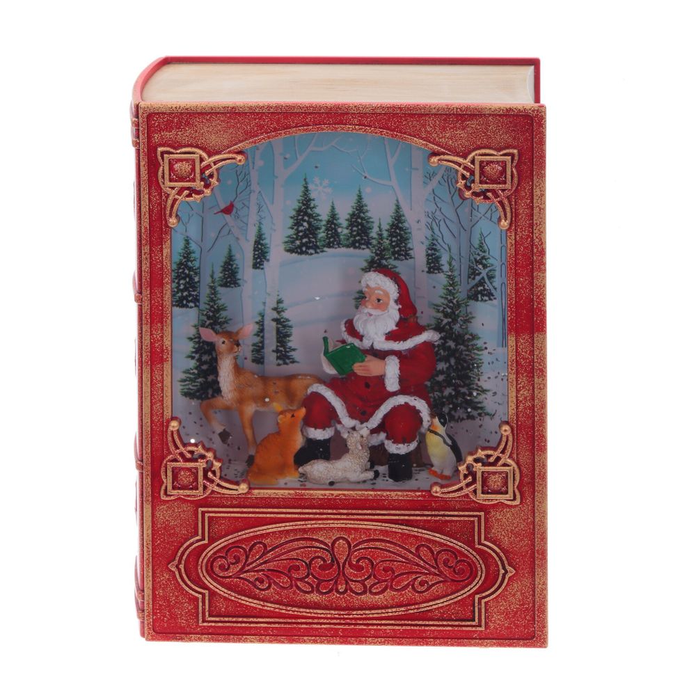 GAEM Изделие декоративное "Книга" (подсвет, вьюга 3хАА н/п), L13 W7 H19 см