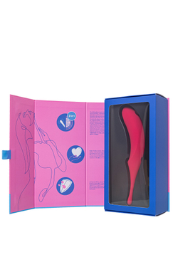 Вакуум-волновой бесконтактный стимулятор клитора Satisfyer Twirling Pro, красный.