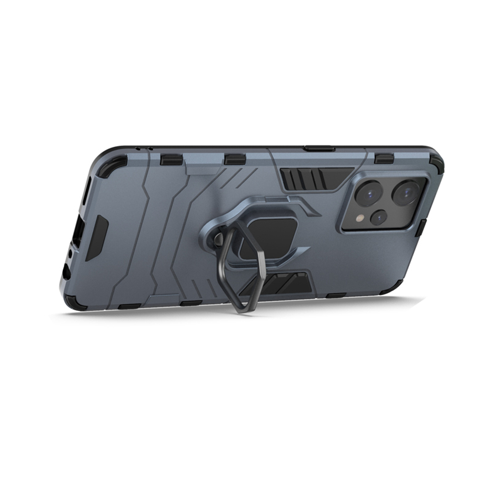Противоударный чехол с кольцом Panther Case для Realme 9 Pro+