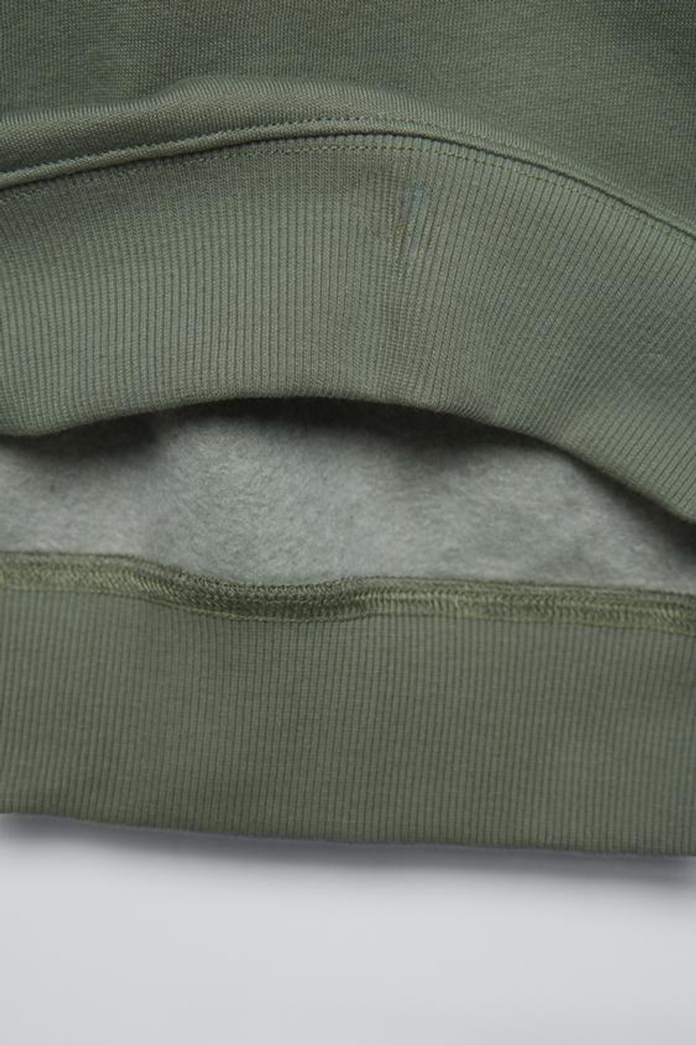 ZARA ТОЛСТОВКА С РЕЛЬЕФНОЙ НАДПИСЬЮ, МЯГКИЙ ЗЕЛЕНЫЙ