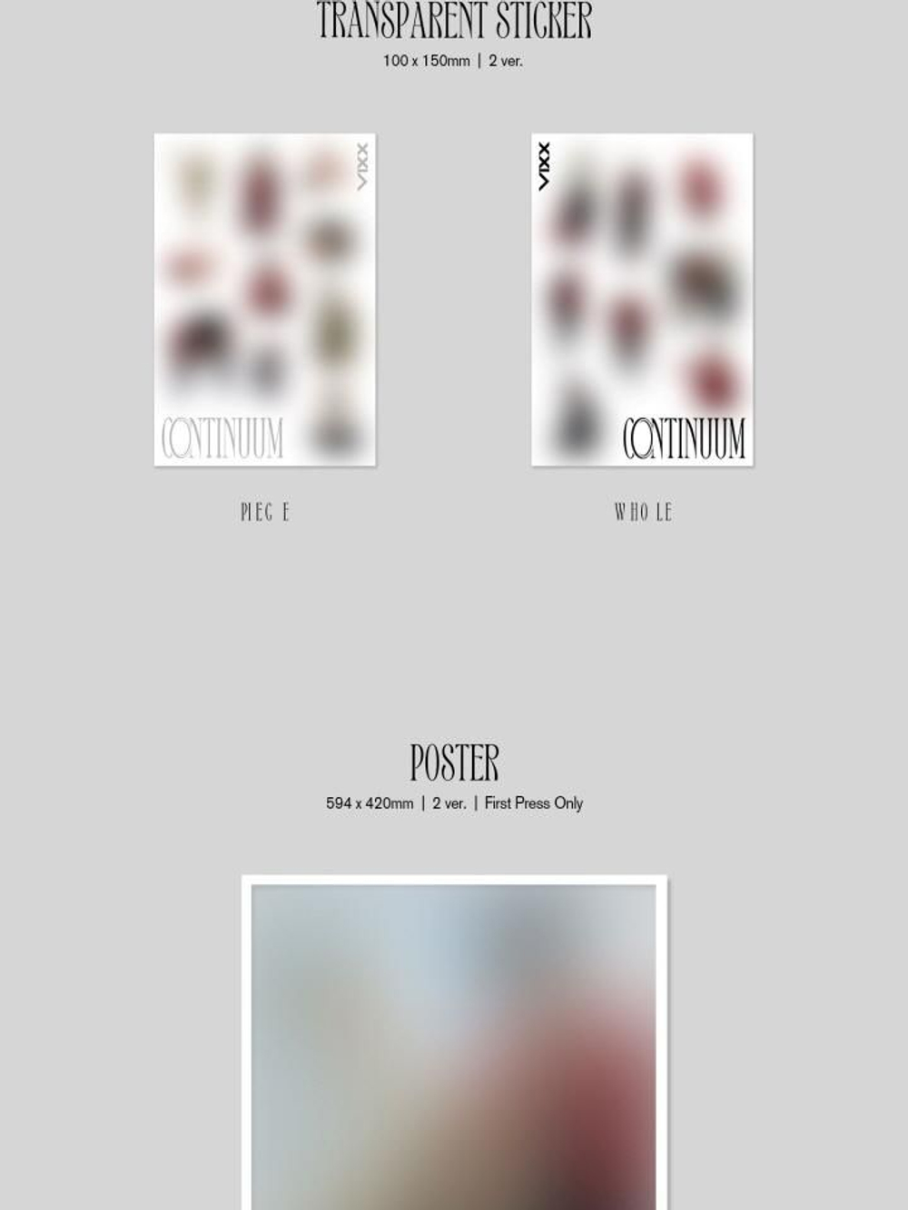 Альбом VIXX - CONTINUUM 5th Mini Album RANDOM Version