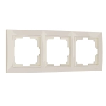 Рамка на 3 поста Snabb Basic (слоновая кость) W0032003