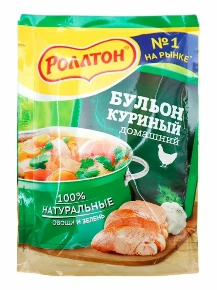 Куриный бульон Роллтон домашний 90 г x 5 шт