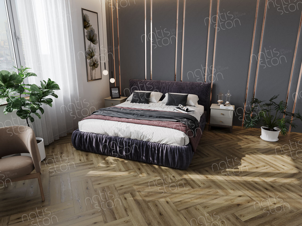 Кварцвиниловая плитка NatisSton Rubis 5003-01 Kvitegga