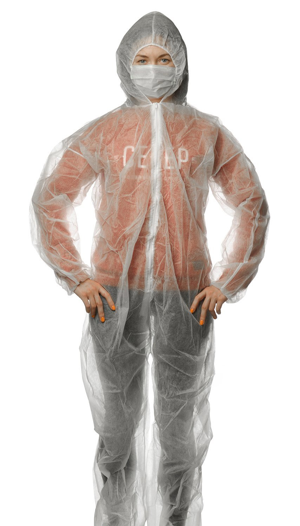 Комбинезон одноразовый Каспер, размер XXL-XXXL, 25г. 10 штук