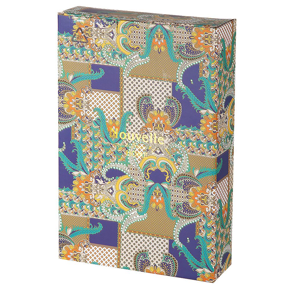 Поднос сервировочный "Saphir" 34,5*23,5*1,3см (фарфор,металл) (подарочная упаковка)