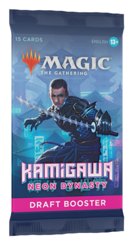 Magic The Gathering.Kamigawa: Neon Dynasty. Draft Booster
