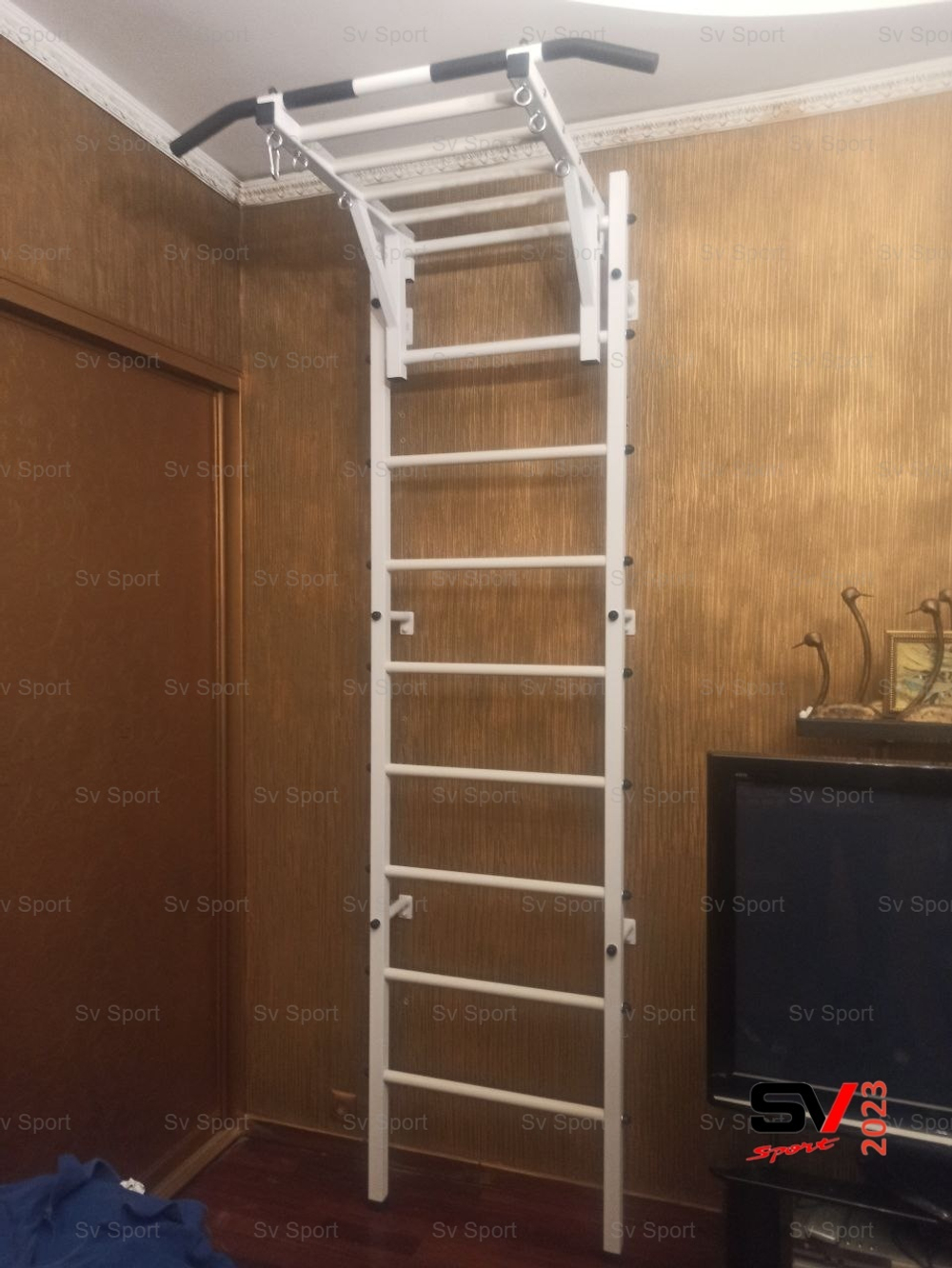 Монтаж шведской стенки Sv Sport в пеноблочные, газоблочные стены