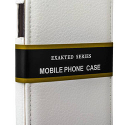 Чехол Exakted для Samsung Galaxy Note 3 SM-N900 с откидным верхом Белый в техпаке