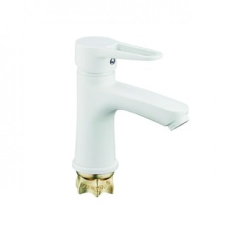 Смеситель ZEGOR для умывальника, на гайке кар.35мм PUD1-A045-YW