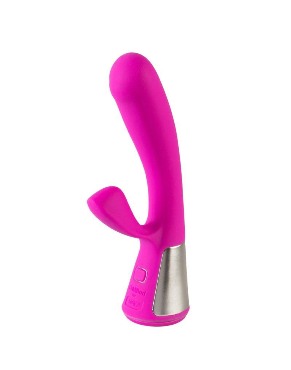 Розовый интерактивный вибратор Kiiroo Ohmibod Fuse - 18 см.