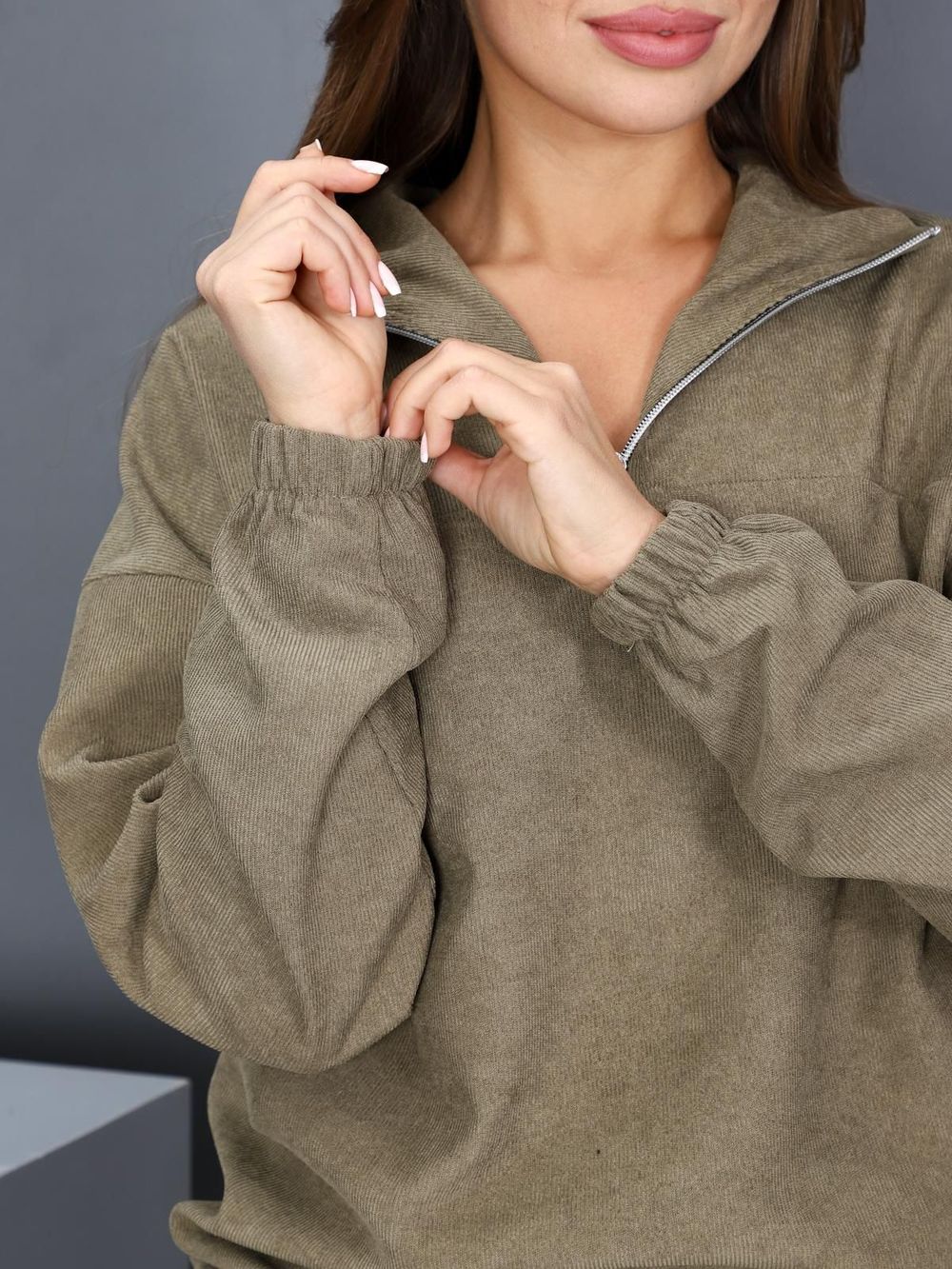 Сидли - толстовка хаки Iv-capriz (Акция)