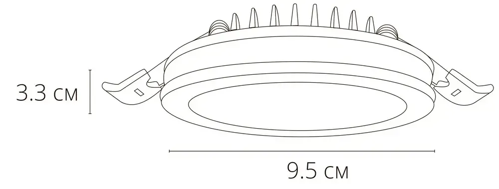 Точечный встраиваемый светильник Arte Lamp