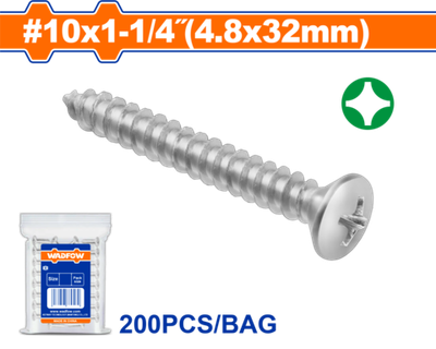 Саморез с овальной головкой