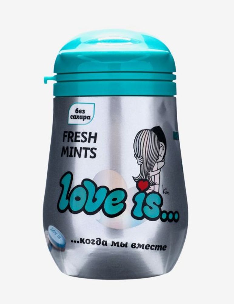 Конфеты освежающие "Love is", в баночке, 45 г