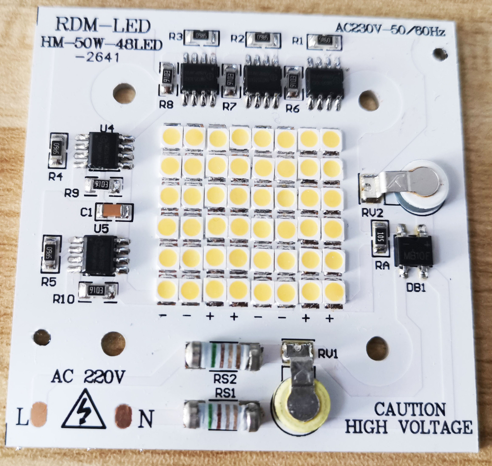 Фитоматрица RDM-Led 220V 50W Sunlike NEW для растений