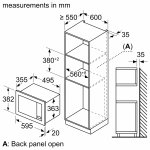 Встраиваемая микроволновая печь Bosch BEL653MW3