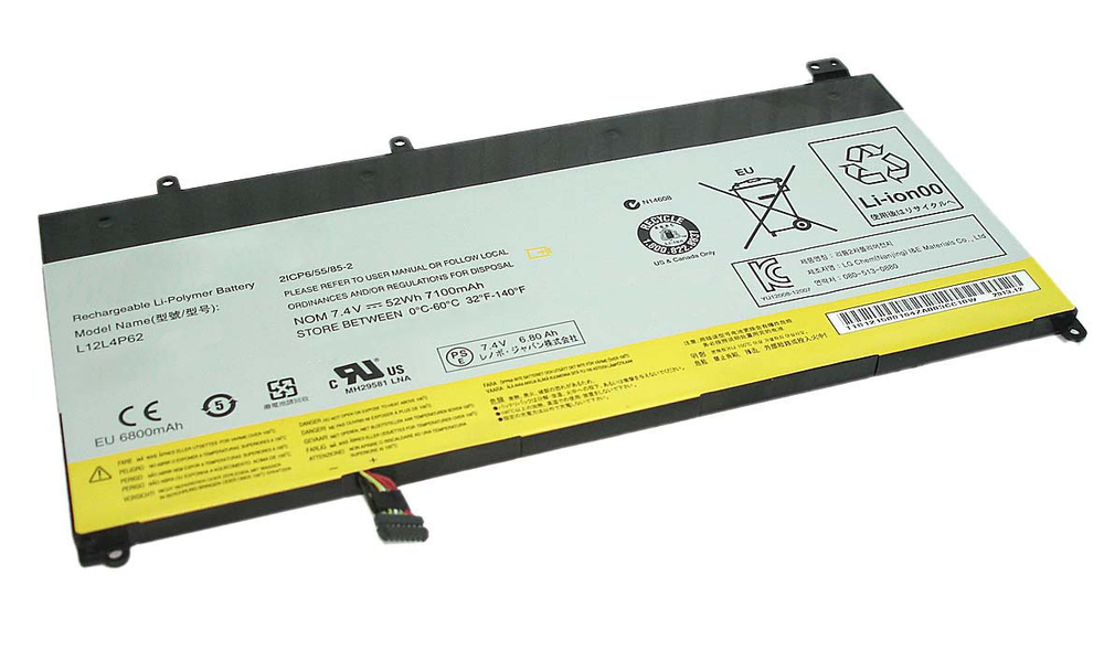 Аккумуляторная батарея для ноутбука Lenovo IdeaPad U430p U530 (L12L4P62) 52Wh