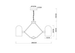 Подвесная люстра Arte Lamp