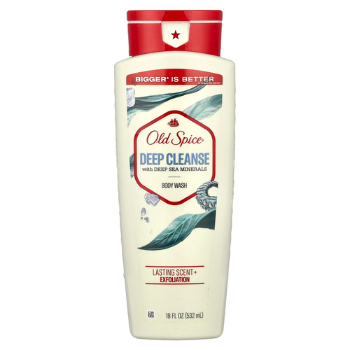 Old Spice, Гель для душа, глубокое очищение с морскими минералами, 532 мл (18 жидк. Унций)