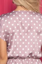 Платье "Кейтлин" (пыльная роза/горох) П8639 LT Collection