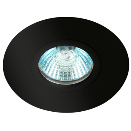 Встраиваемый светильник алюминиевый ЭРА KL83 BK MR16/GU5.3 черный