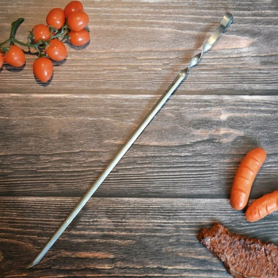 Шампур угловой 500*10*1,0мм нерж