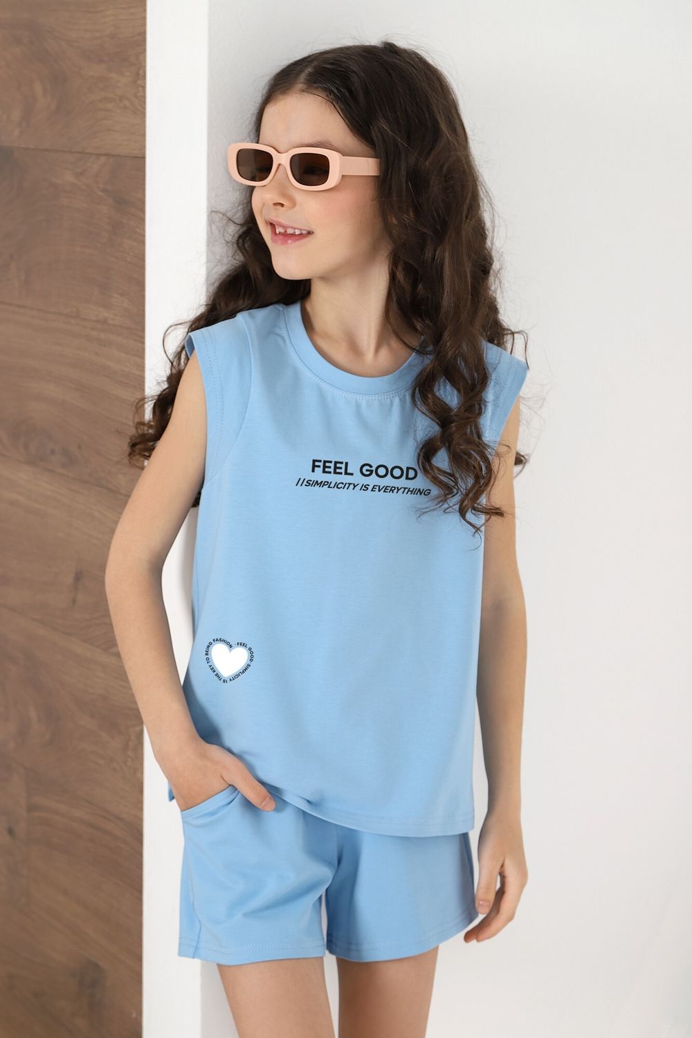 Костюм для девочки Сьюзи-4 Виотекс ГОЛУБОЙ