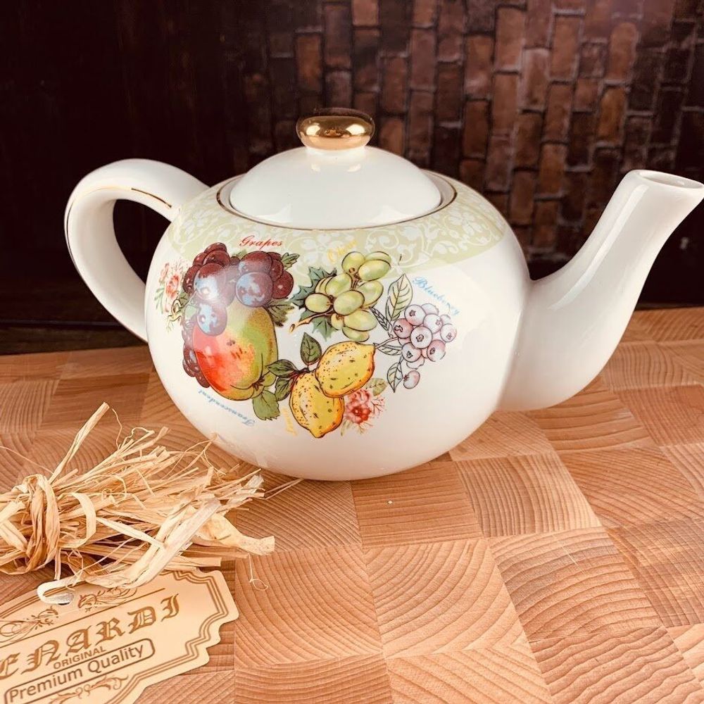 Lenardi 110406 Чайник 900 мл ФРУКТЫ в под.уп.(х12)